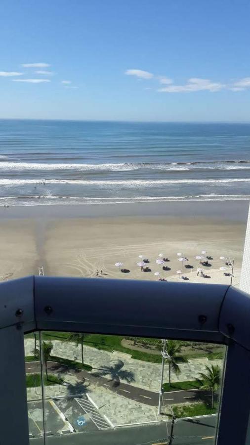 Belo Apartamento Com Vistas Para O Mar - Pe Na Areia - Churrasqueira Na Varanda Praia Grande  Exteriér fotografie