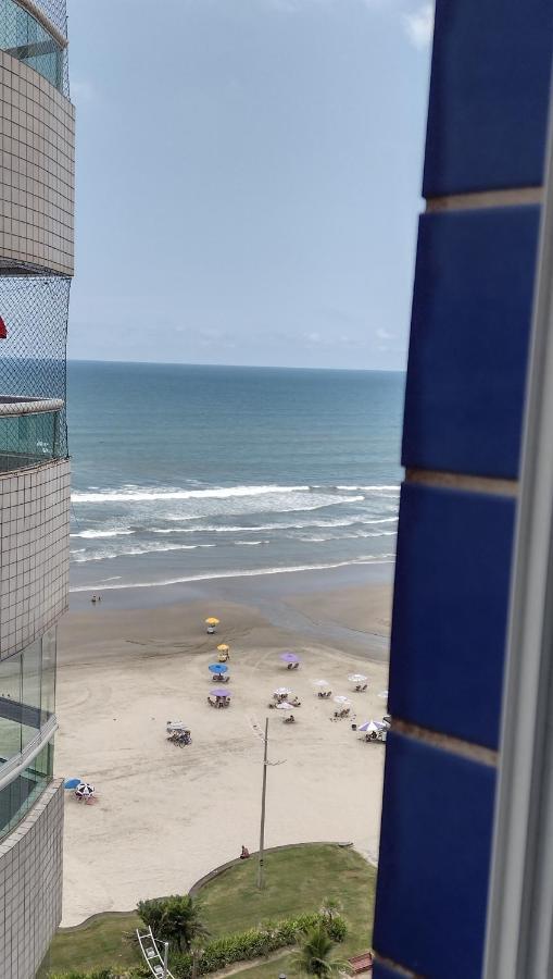 Belo Apartamento Com Vistas Para O Mar - Pe Na Areia - Churrasqueira Na Varanda Praia Grande  Exteriér fotografie