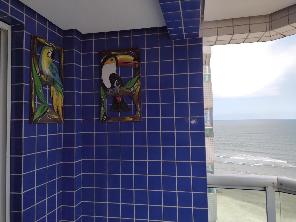 Belo Apartamento Com Vistas Para O Mar - Pe Na Areia - Churrasqueira Na Varanda Praia Grande  Exteriér fotografie